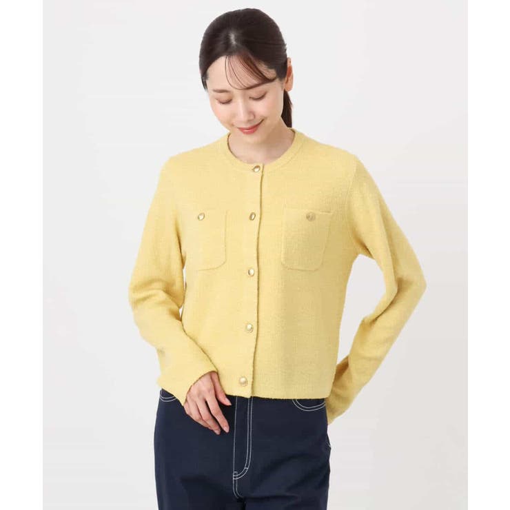 ミニブークレーカーディガン/洗える | MK MICHEL KLEIN | 詳細画像14 