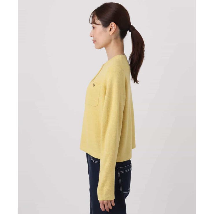 ミニブークレーカーディガン/洗える | MK MICHEL KLEIN | 詳細画像15 