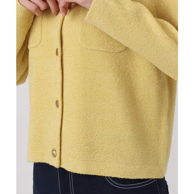 ミニブークレーカーディガン/洗える | MK MICHEL KLEIN | 詳細画像19 