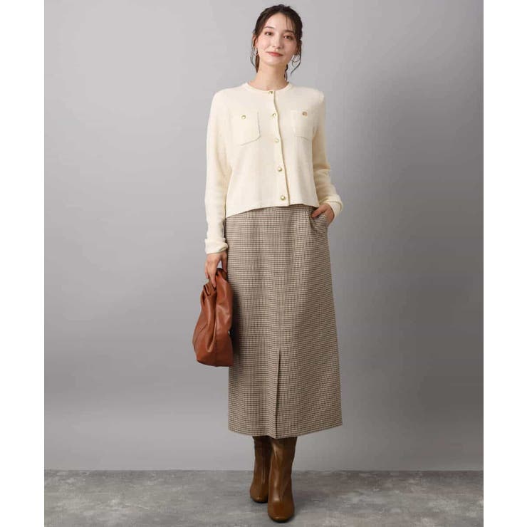 ミニブークレーカーディガン/洗える | MK MICHEL KLEIN | 詳細画像4 