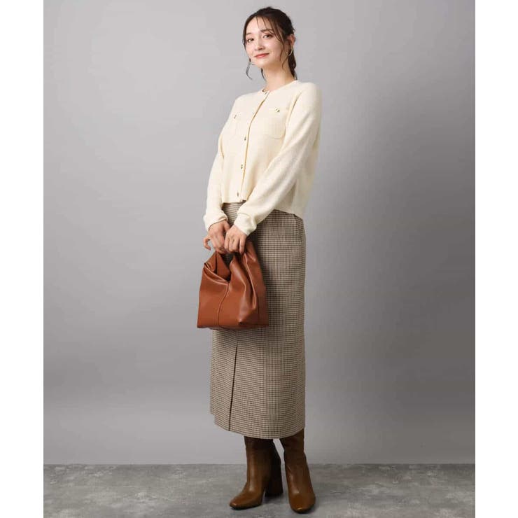 ミニブークレーカーディガン/洗える | MK MICHEL KLEIN | 詳細画像5 