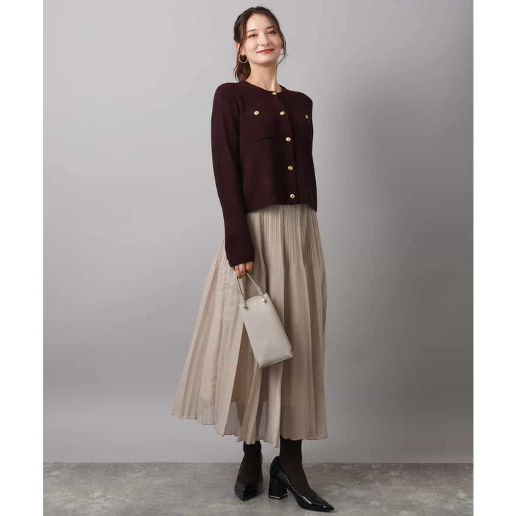 ミニブークレーカーディガン/洗える | MK MICHEL KLEIN | 詳細画像8 