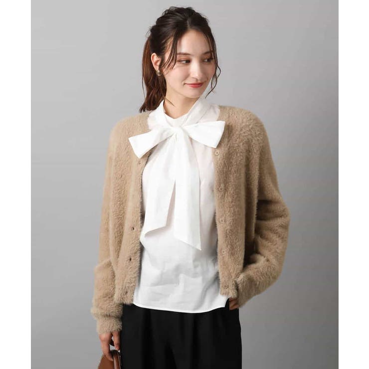 フェザーニットカーディガン/洗える | MK MICHEL KLEIN | 詳細画像16 