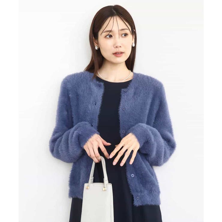 フェザーニットカーディガン/洗える | MK MICHEL KLEIN | 詳細画像2 