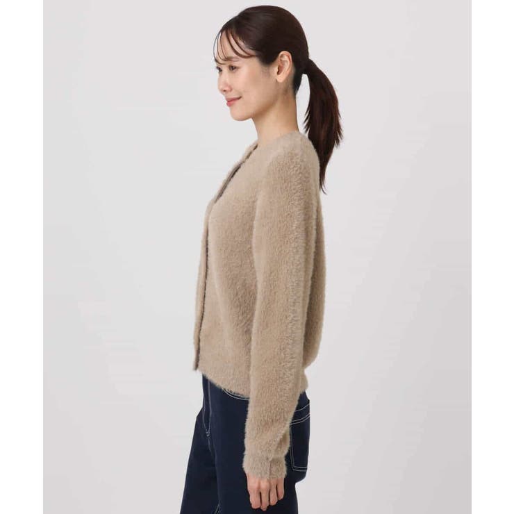 フェザーニットカーディガン/洗える | MK MICHEL KLEIN | 詳細画像21 