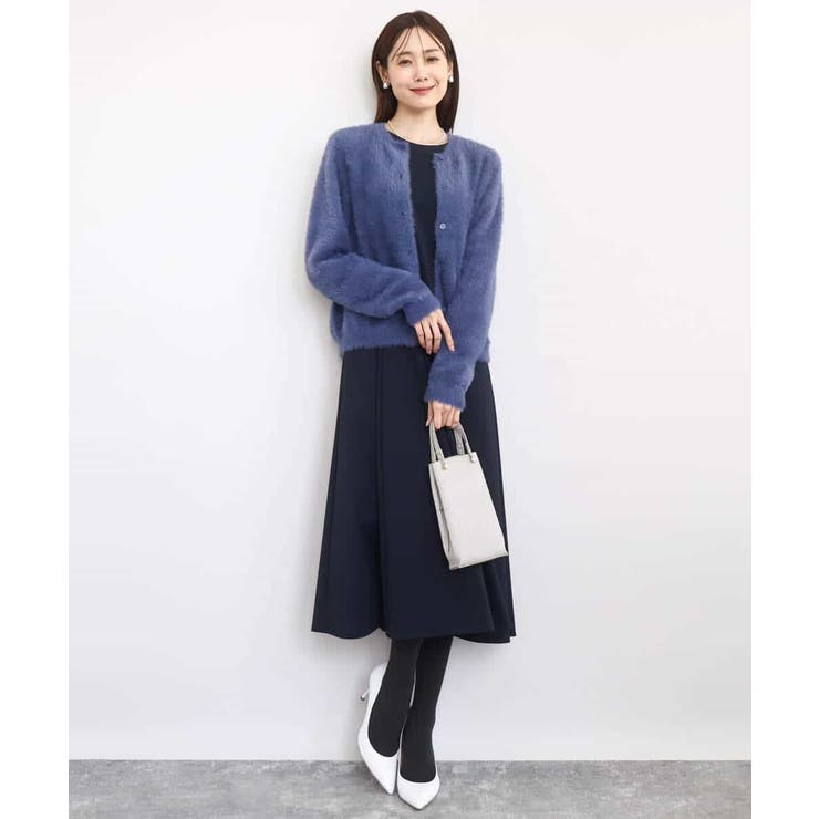 フェザーニットカーディガン/洗える | MK MICHEL KLEIN | 詳細画像4 