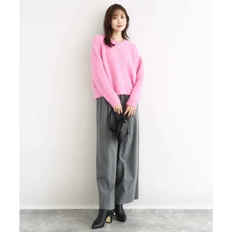 ヘアリーニットカーディガン/洗える | MK MICHEL KLEIN | 詳細画像12 