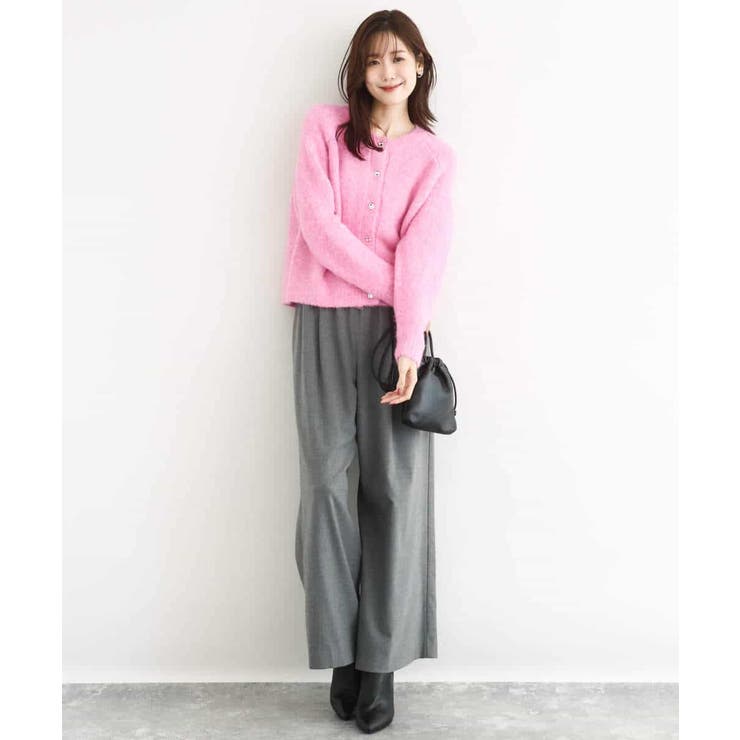 ヘアリーニットカーディガン/洗える | MK MICHEL KLEIN | 詳細画像13 