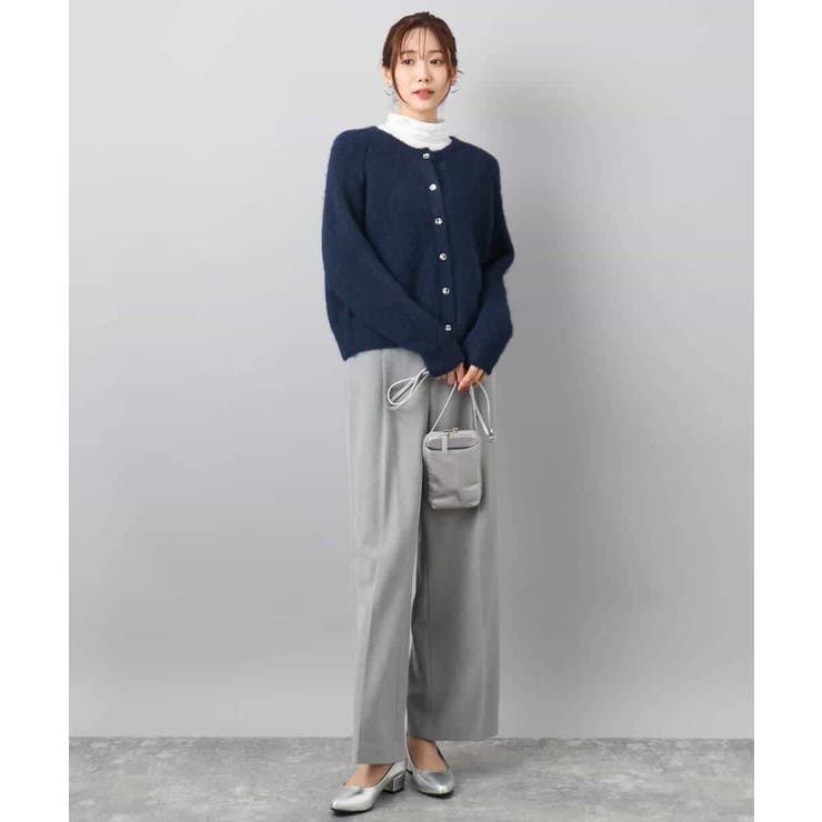 ヘアリーニットカーディガン/洗える | MK MICHEL KLEIN | 詳細画像7 