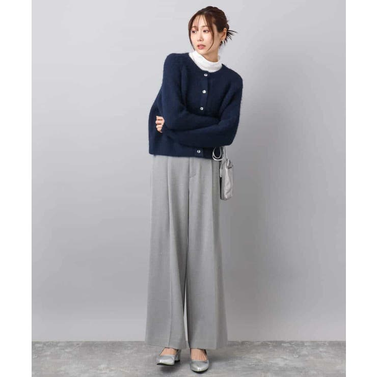 ヘアリーニットカーディガン/洗える | MK MICHEL KLEIN | 詳細画像9 