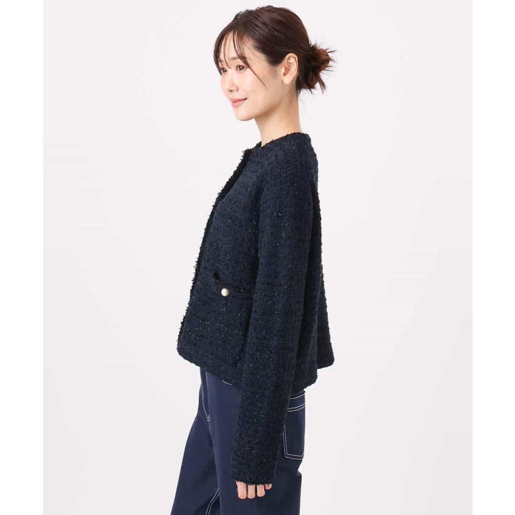 ニットツィードジャケット/洗える | MK MICHEL KLEIN | 詳細画像17 