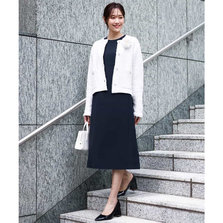 ニットツィードジャケット/洗える | MK MICHEL KLEIN | 詳細画像6 