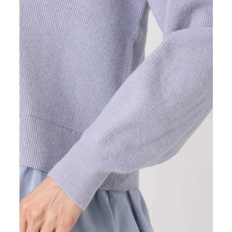 ペプラムデザインVネックニットカーディガン/洗える | MK MICHEL KLEIN | 詳細画像21 