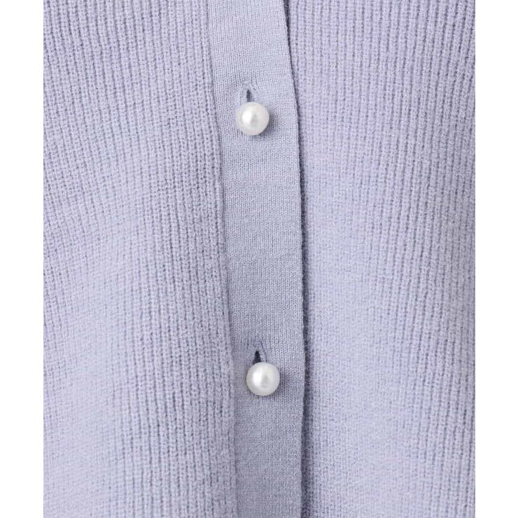 ペプラムデザインVネックニットカーディガン/洗える | MK MICHEL KLEIN | 詳細画像23 