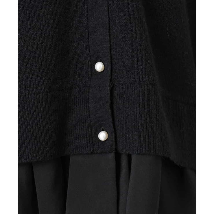 ペプラムデザインVネックニットカーディガン/洗える | MK MICHEL KLEIN | 詳細画像27 