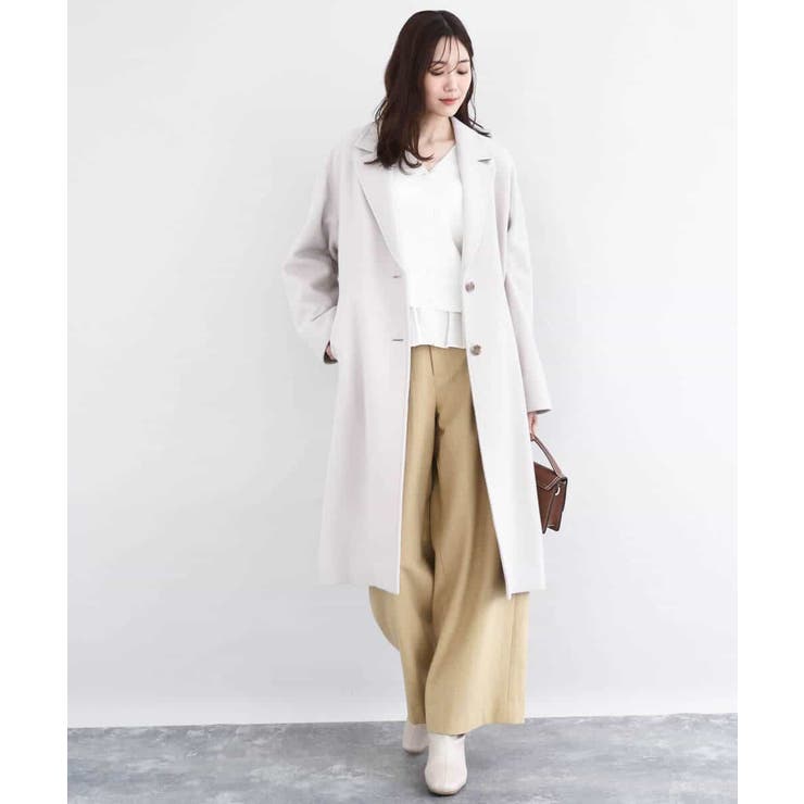 ペプラムデザインVネックニットカーディガン/洗える | MK MICHEL KLEIN | 詳細画像7 