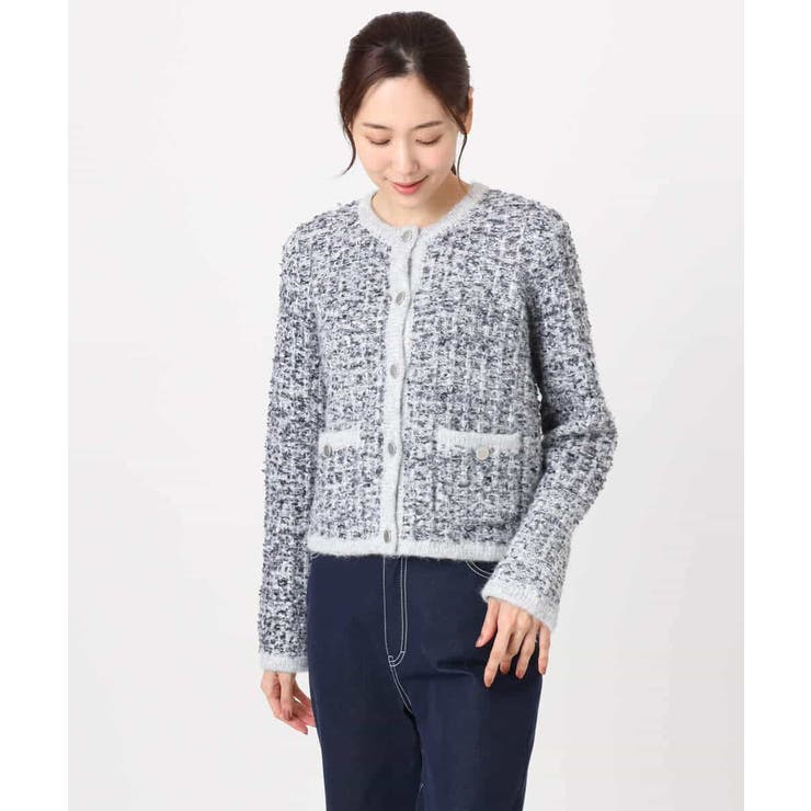 ツイードニットジャケット/洗える | MK MICHEL KLEIN | 詳細画像14 