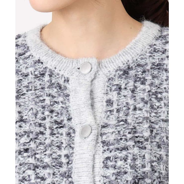 ツイードニットジャケット/洗える | MK MICHEL KLEIN | 詳細画像17 