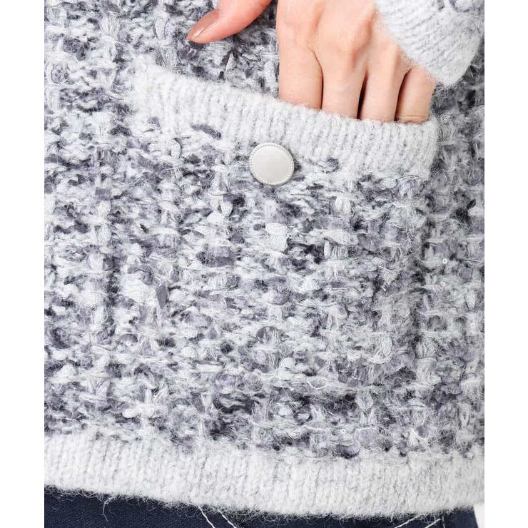 ツイードニットジャケット/洗える | MK MICHEL KLEIN | 詳細画像19 