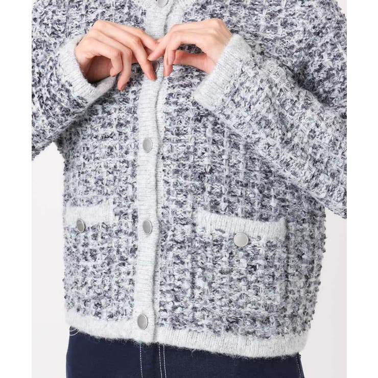 ツイードニットジャケット/洗える | MK MICHEL KLEIN | 詳細画像20 