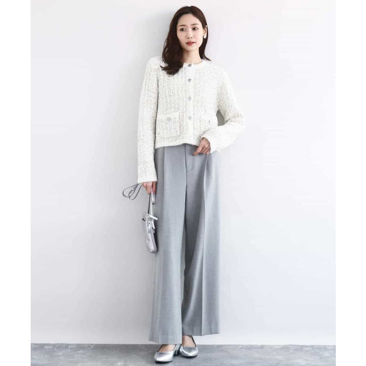 ツイードニットジャケット/洗える | MK MICHEL KLEIN | 詳細画像7 