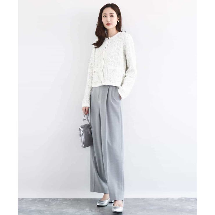 ツイードニットジャケット/洗える | MK MICHEL KLEIN | 詳細画像8 