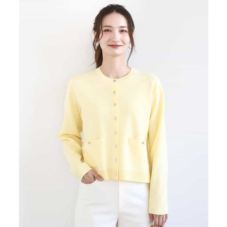 ジャケットライクニットカーディガン/洗える | MK MICHEL KLEIN | 詳細画像15 