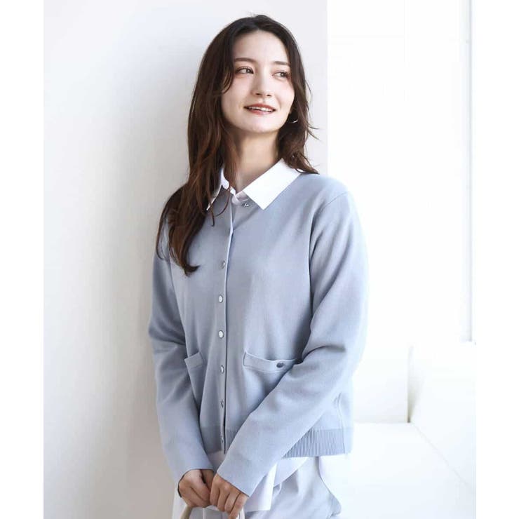 ジャケットライクニットカーディガン/洗える | MK MICHEL KLEIN | 詳細画像19 