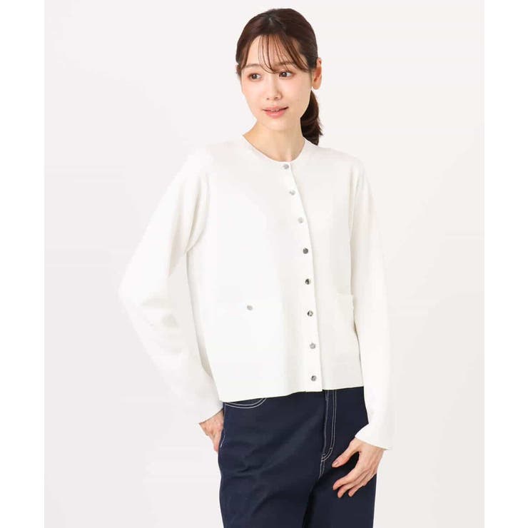 ジャケットライクニットカーディガン/洗える | MK MICHEL KLEIN | 詳細画像31 