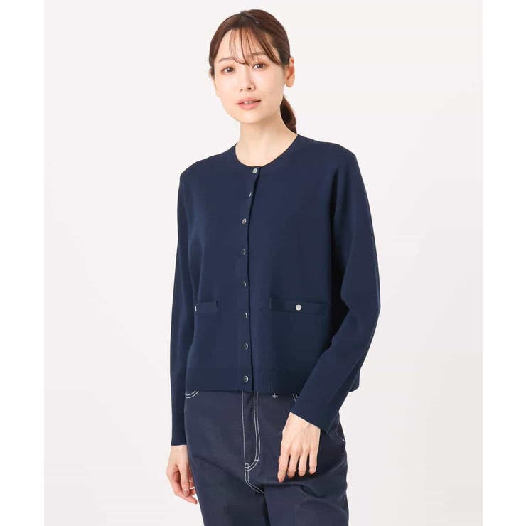 ジャケットライクニットカーディガン/洗える | MK MICHEL KLEIN | 詳細画像35 