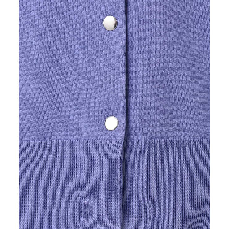 ドット釦Vネックカーディガン(無地・ボーダー)/洗える | MK MICHEL KLEIN | 詳細画像24 