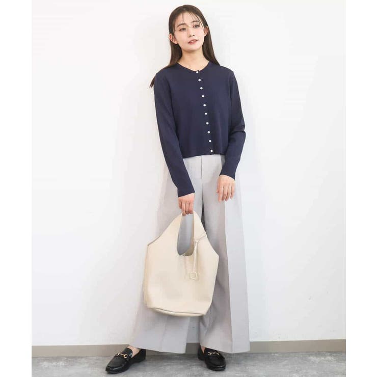 ドット釦ニットカーディガン/接触冷感/UVカット/洗える | MK MICHEL KLEIN | 詳細画像12 