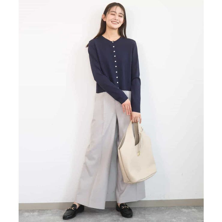 ドット釦ニットカーディガン/接触冷感/UVカット/洗える | MK MICHEL KLEIN | 詳細画像13 