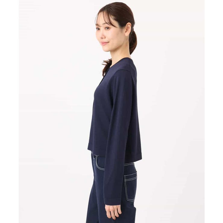 ドット釦ニットカーディガン/接触冷感/UVカット/洗える | MK MICHEL KLEIN | 詳細画像15 