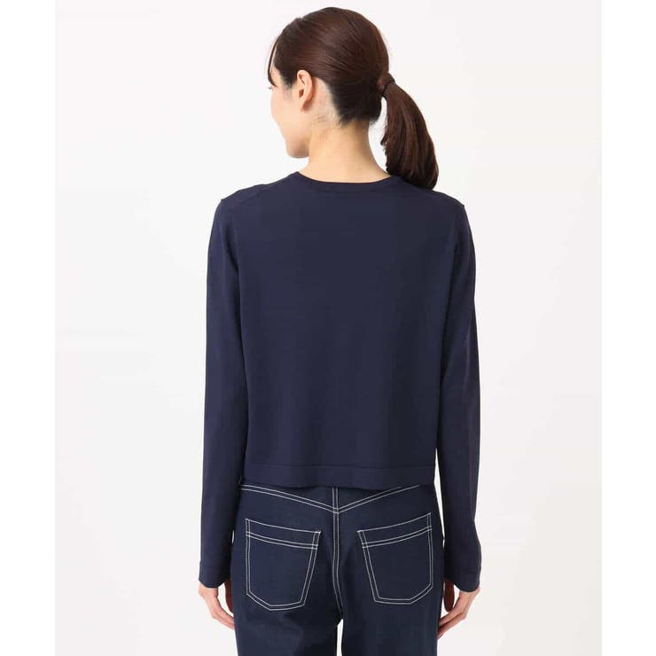 ドット釦ニットカーディガン/接触冷感/UVカット/洗える | MK MICHEL KLEIN | 詳細画像16 