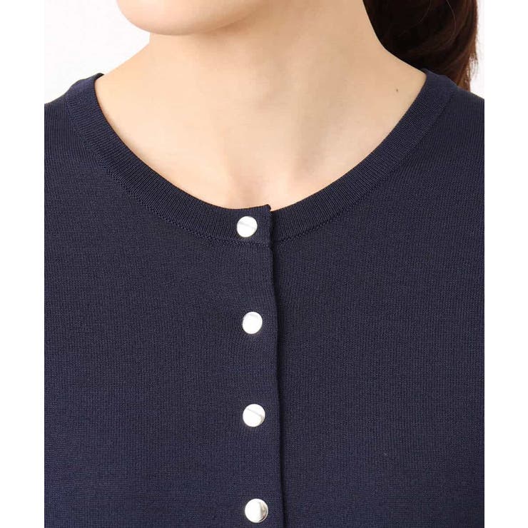 ドット釦ニットカーディガン/接触冷感/UVカット/洗える | MK MICHEL KLEIN | 詳細画像17 