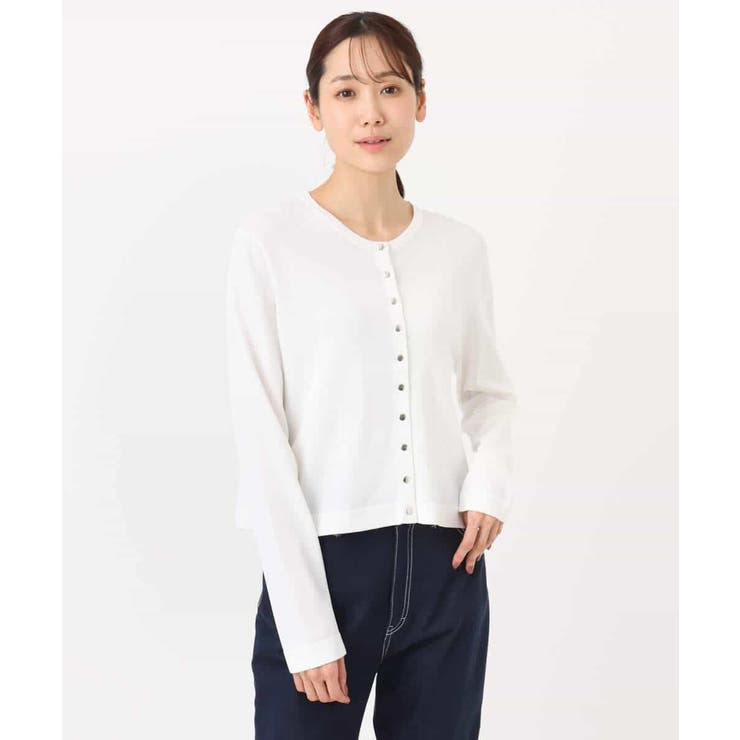 ドット釦ニットカーディガン/接触冷感/UVカット/洗える | MK MICHEL KLEIN | 詳細画像23 