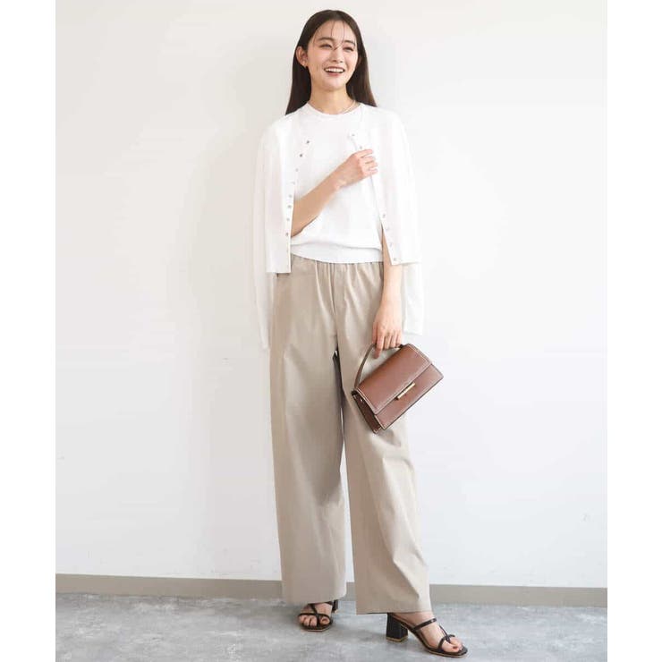 ドット釦ニットカーディガン/接触冷感/UVカット/洗える | MK MICHEL KLEIN | 詳細画像7 