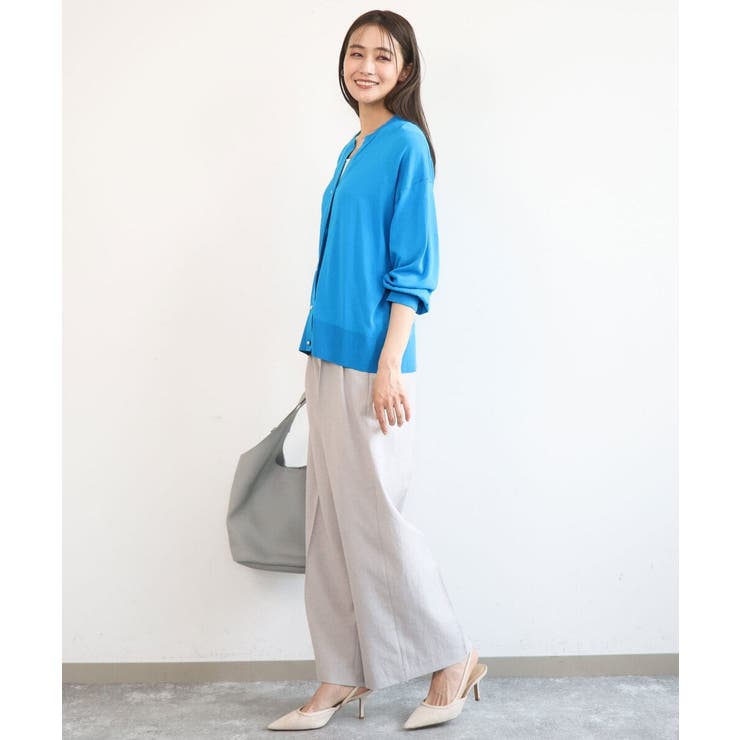 [UVカット/接触冷感/洗える]キーネックカーディガン | MK MICHEL KLEIN | 詳細画像12 