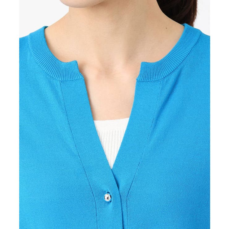 [UVカット/接触冷感/洗える]キーネックカーディガン | MK MICHEL KLEIN | 詳細画像17 