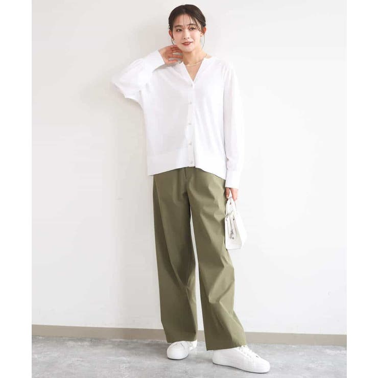 [UVカット/接触冷感/洗える]キーネックカーディガン | MK MICHEL KLEIN | 詳細画像9 