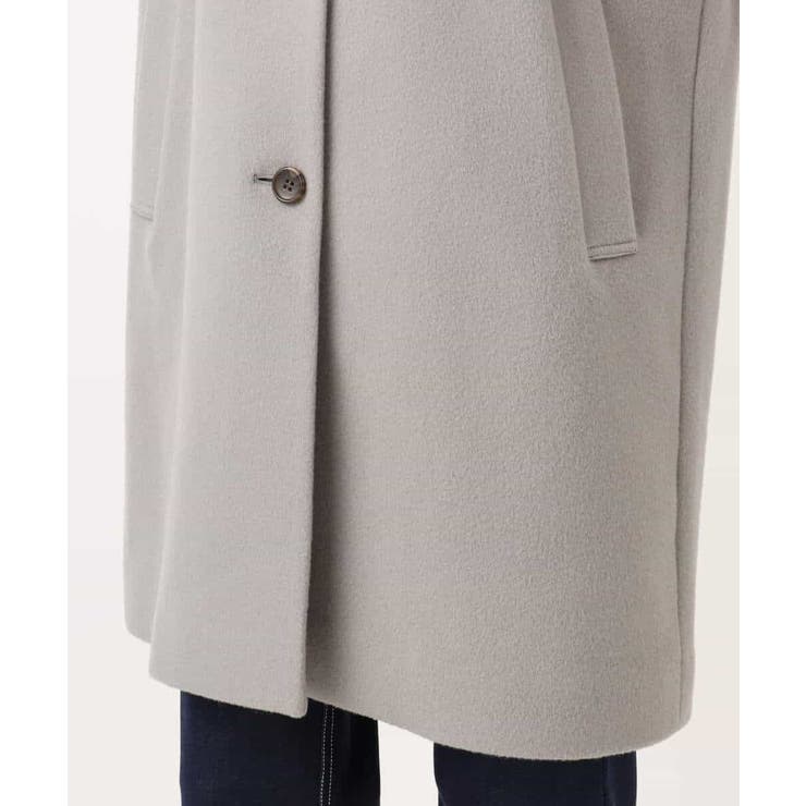 SUPER100'sウール フーデットミドルコート | MK MICHEL KLEIN | 詳細画像11 