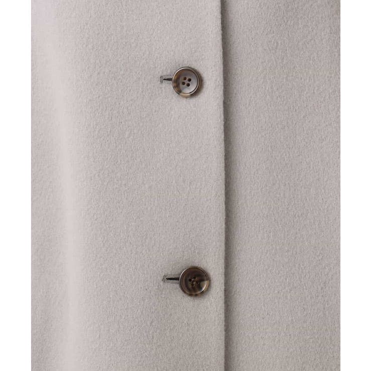 SUPER100'sウール フーデットミドルコート | MK MICHEL KLEIN | 詳細画像12 