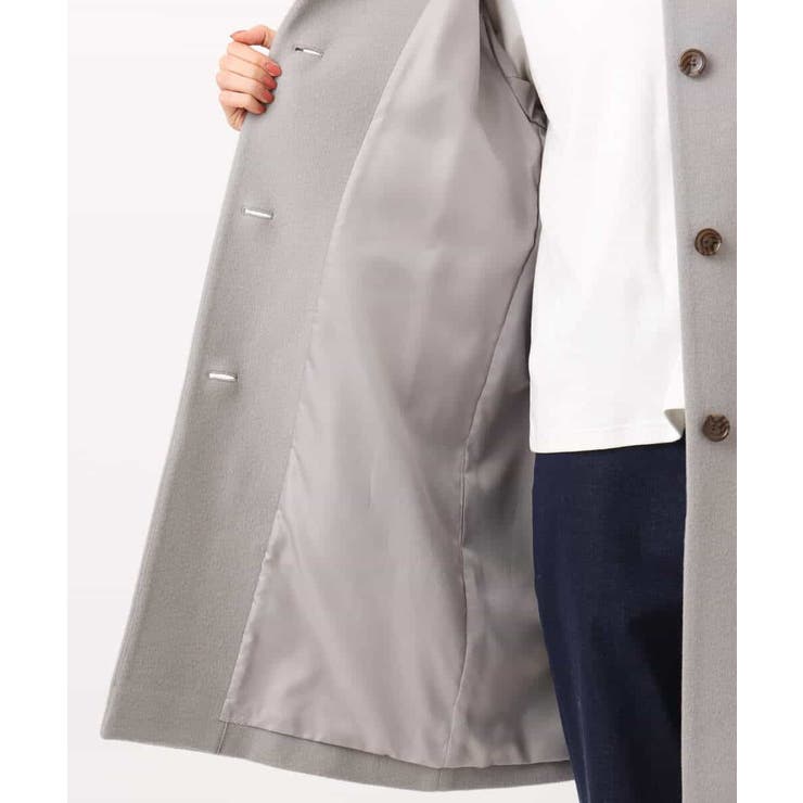 SUPER100'sウール フーデットミドルコート | MK MICHEL KLEIN | 詳細画像13 