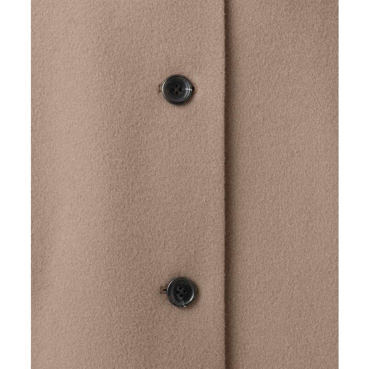 SUPER100'sウール フーデットミドルコート | MK MICHEL KLEIN | 詳細画像15 