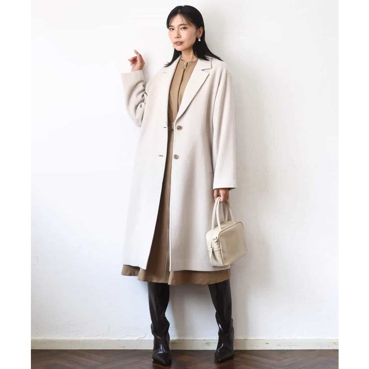 [超軽量]エアリアルウール チェスターコート | MK MICHEL KLEIN | 詳細画像14 