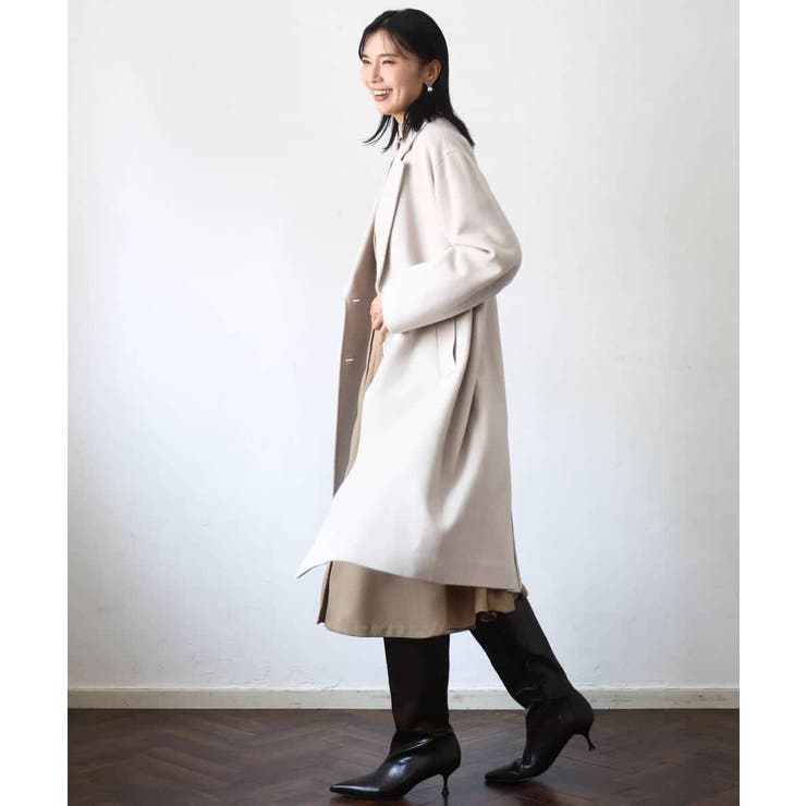 [超軽量]エアリアルウール チェスターコート | MK MICHEL KLEIN | 詳細画像16 