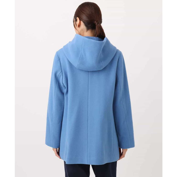 [超軽量]エアリアルウール ミドル丈フーデットコート | MK MICHEL KLEIN | 詳細画像20 