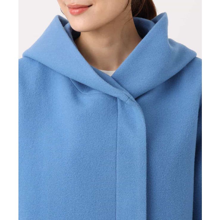 [超軽量]エアリアルウール ミドル丈フーデットコート | MK MICHEL KLEIN | 詳細画像21 