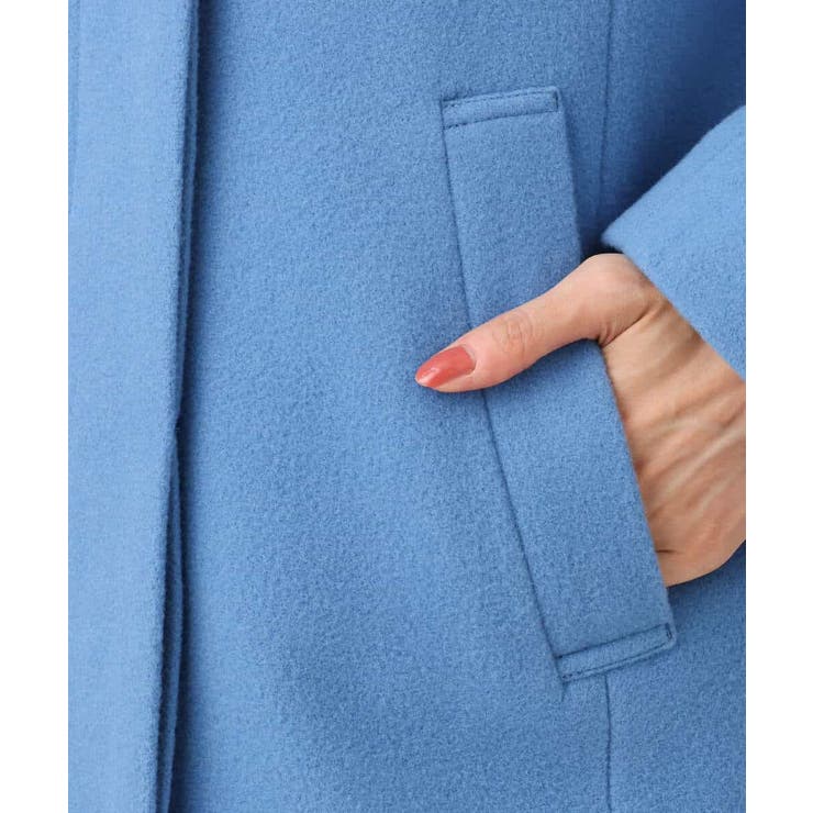 [超軽量]エアリアルウール ミドル丈フーデットコート | MK MICHEL KLEIN | 詳細画像24 